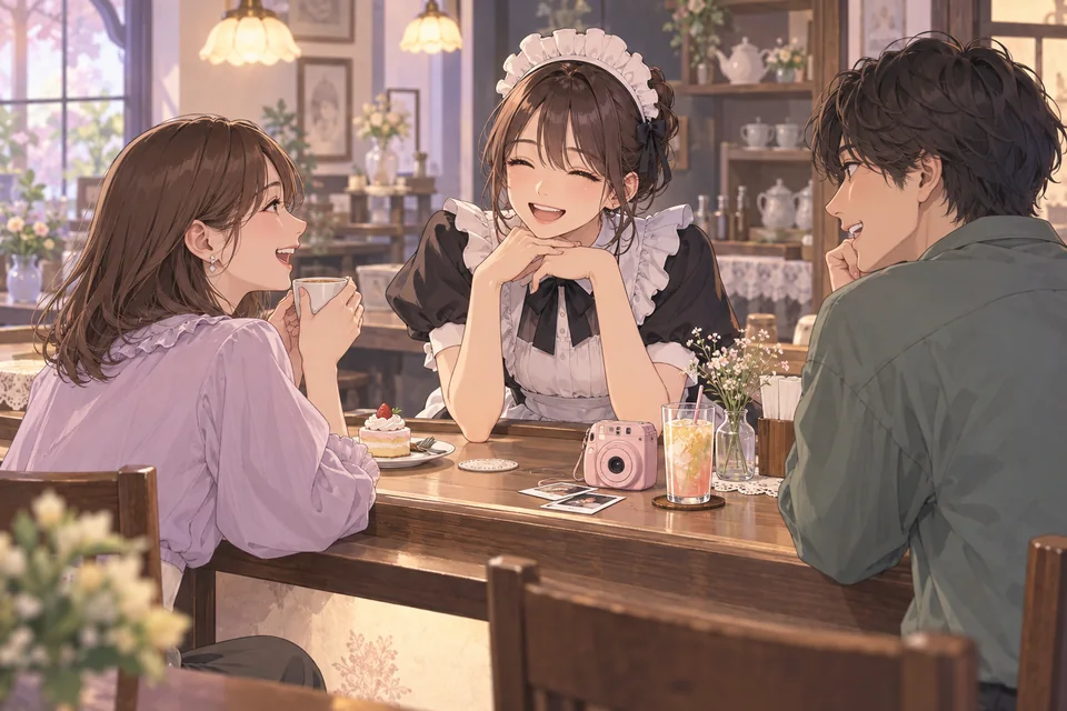 コンカフェの楽しみ方|会話・チェキ・世界観を自分のペースで