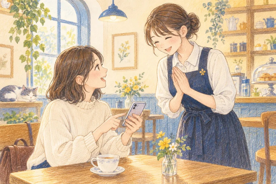 撮影前に確認する場面のイラスト