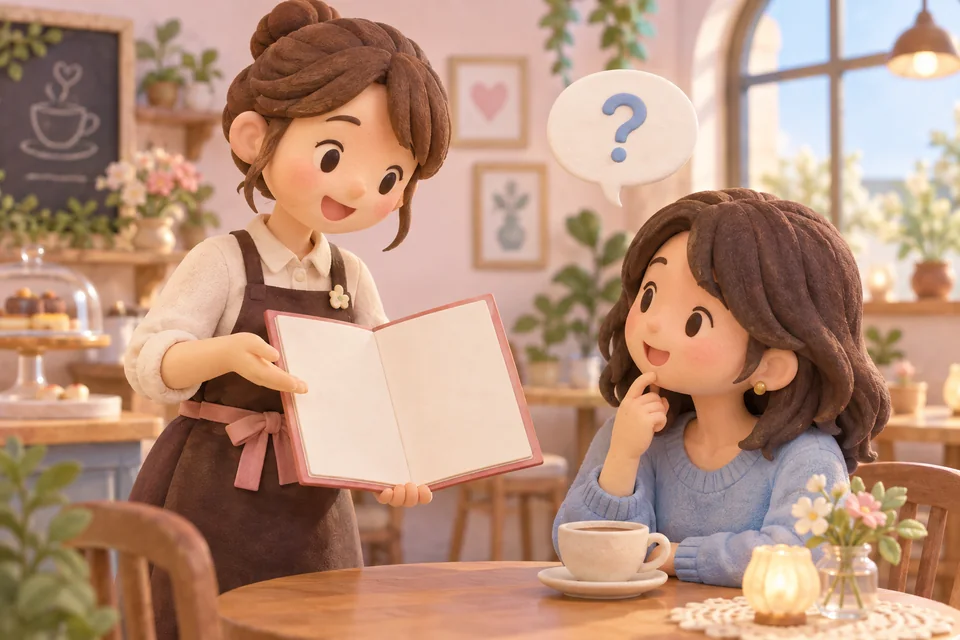 分からない言葉を聞く場面(AI生成)